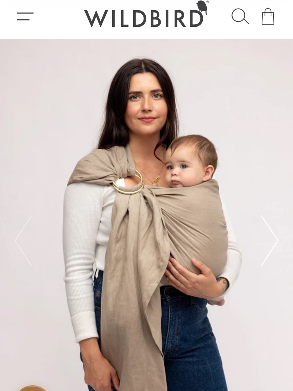 New in box WildBird dessert lark Linen sling